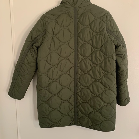 J Crew Signature Puffer Primaloft size M green - Picture 8 of 9